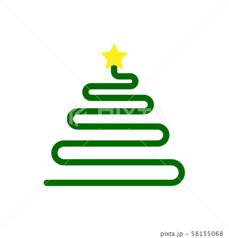 Christmas Tree new year winter flat vector icon Christmas Tree new year winter flat vector icon 58155068