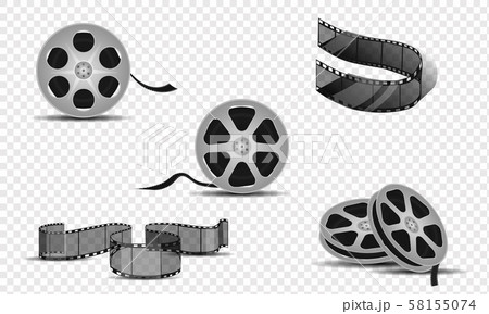 Set of film frame, vector illustration 58155074
