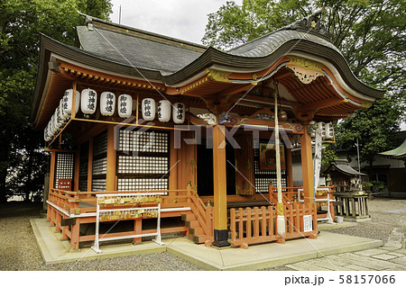 御霊神社　拝殿　京都府福知山市 58157066