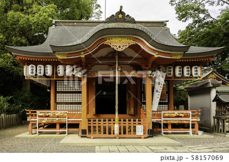 御霊神社　拝殿　京都府福知山市 58157069
