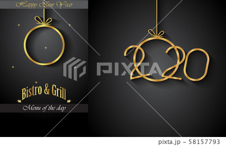 2020 Happy New Year background. 2020 Happy New Year background. 58157793