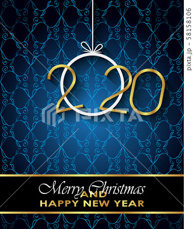 2020 Merry Christmas background. 2020 Merry Christmas background. 58158106