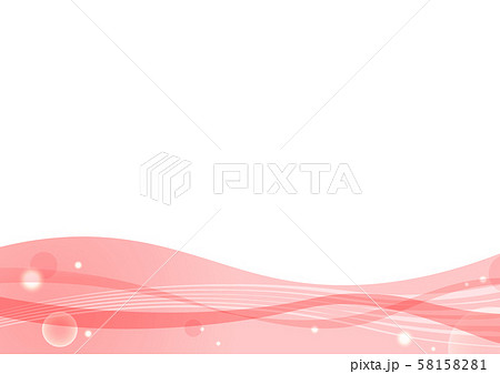 シンプル壁紙 背景素材01 ピンク 波 のイラスト素材
