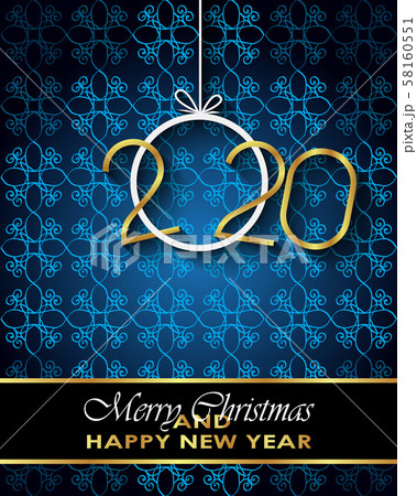 2020 Merry Christmas background. 2020 Merry Christmas background. 58160551