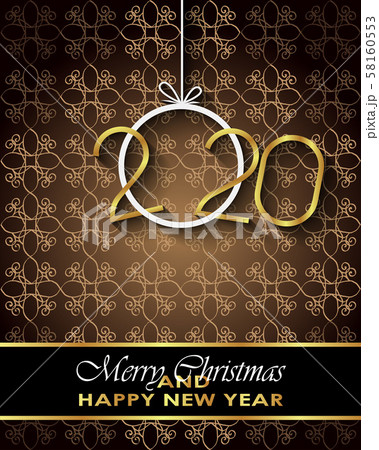 2020 Merry Christmas background. 2020 Merry Christmas background. 58160553