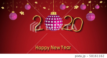 2020 Happy New Year background. 2020 Happy New Year background. 58161162