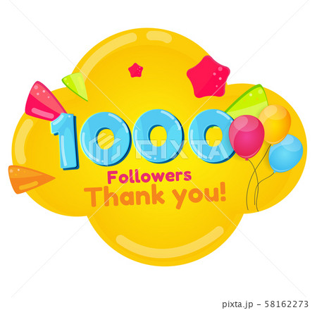 1000 Followers, Thank you Background for Social 1000 Followers, Thank you Background for Social 58162273