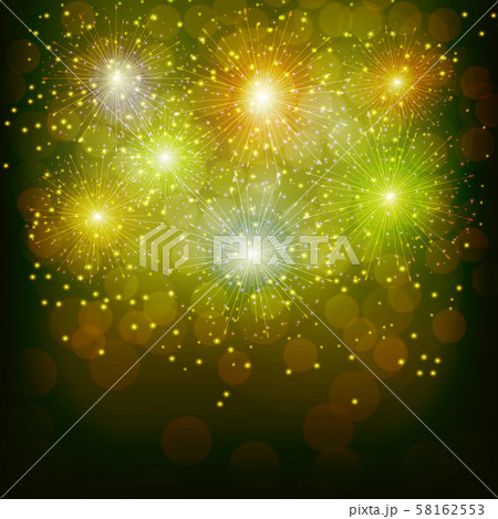 Fireworks bright background. Fireworks bright background. 58162553