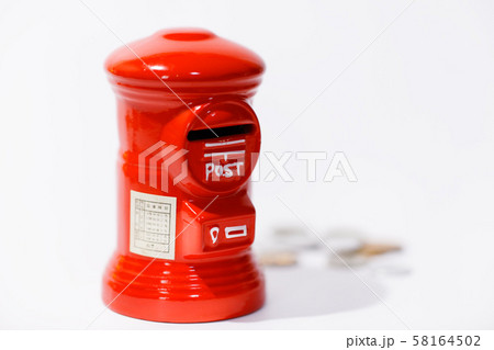 郵便ポスト 貯金箱 58164502