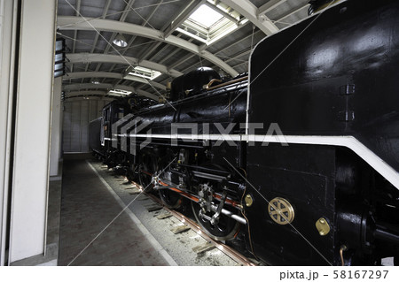 広小路通り　福知山鉄道館　ポッポランド2号館　蒸気機関車C58　京都府福知山市 58167297