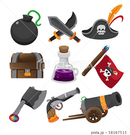 item game, application icons, vector set of game 58167515