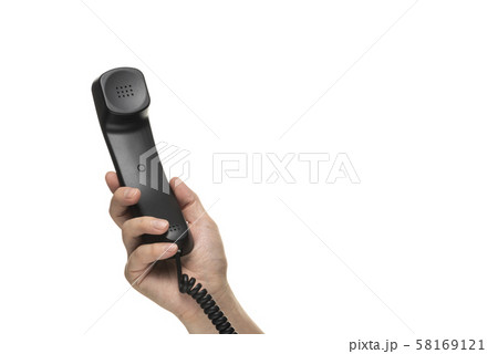 受話器を持つ手 58169121