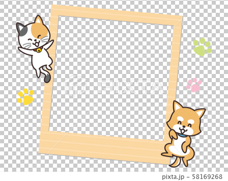 狗和貓的相框 狗和貓的相框 58169268