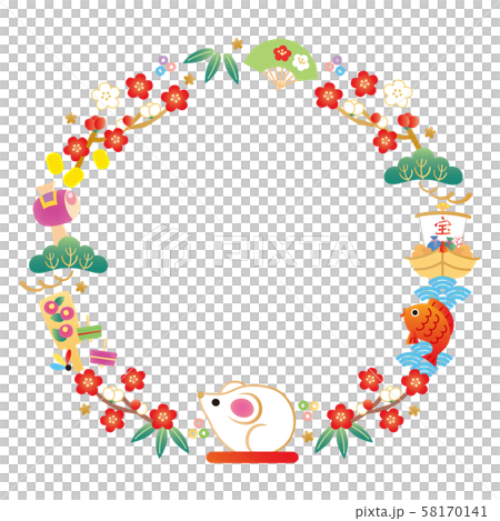 Child-New Year's card material frame 10-1 Child-New Year's card material frame 10-1 58170141