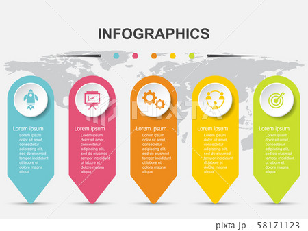 Infographic design template for business Infographic design template for business 58171123