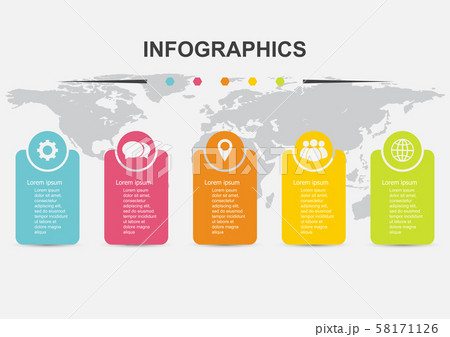 Infographic design template regtangle banners with Infographic design template regtangle banners with 58171126