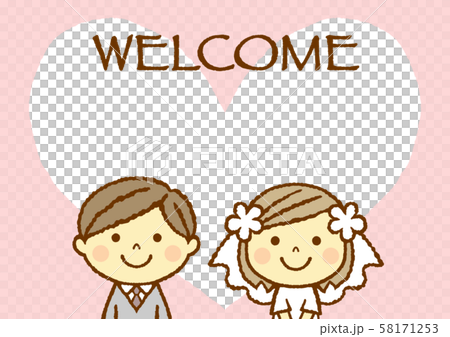 ウエディング　ウエルカムボード welcome 58171253