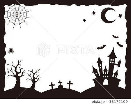 ハロウィン フレーム02 ハロウィン フレーム02 58172109