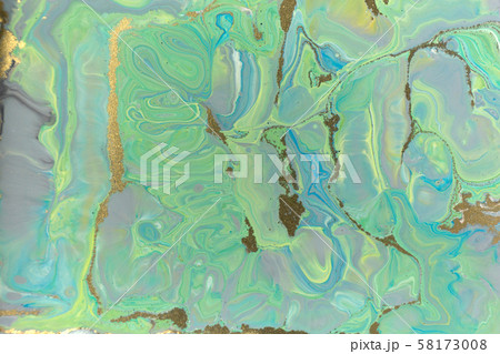 Beautiful unique turquoise acrylic marble background 58173008