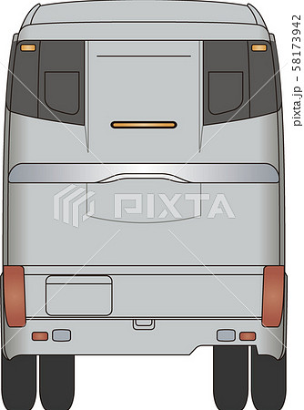 観光バス6 3のイラスト素材