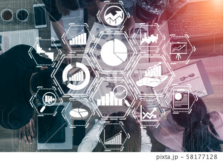 Data Analysis for Business and Finance Concept. Data Analysis for Business and Finance Concept. 58177128