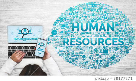 Human Resources and People Networking Concept Human Resources and People Networking Concept 58177271
