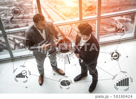 Data Analysis for Business and Finance Concept. Data Analysis for Business and Finance Concept. 58180424