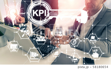 KPI Key Performance Indicator for Business Concept. 58180654