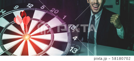 Business Target Goal For Success Strategy Concept Business Target Goal For Success Strategy Concept 58180702