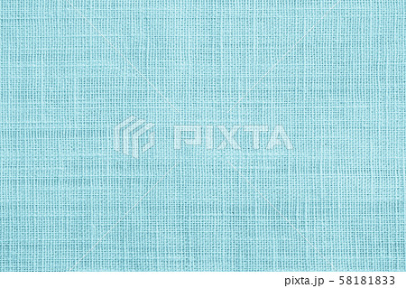 Jute hessian sackcloth canvas sack cloth woven texture pattern background in teal cyan blue color Jute hessian sackcloth canvas sack cloth woven texture pattern background in teal cyan blue color 58181833