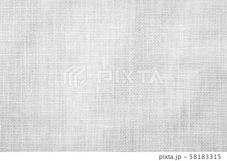 Hessian sackcloth woven texture pattern background in light white grey Hessian sackcloth woven texture pattern background in light white grey 58183315