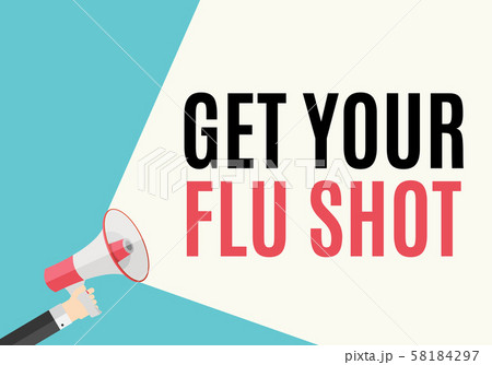 Get Your Flu Shot Vaccination concept flat Get Your Flu Shot Vaccination concept flat 58184297
