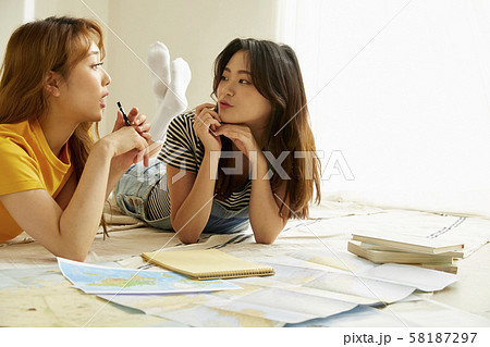 女子旅　旅行計画 58187297