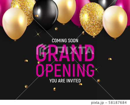 Grand opening concept. Vector Illustration 58187684