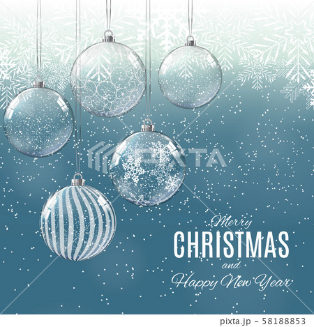 Merry Christmas and Happy New Year posters. Vector Merry Christmas and Happy New Year posters. Vector 58188853
