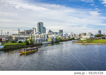 愛知県 名古屋市 中川運河 水上バス 愛知県 名古屋市 中川運河 水上バス 58191526