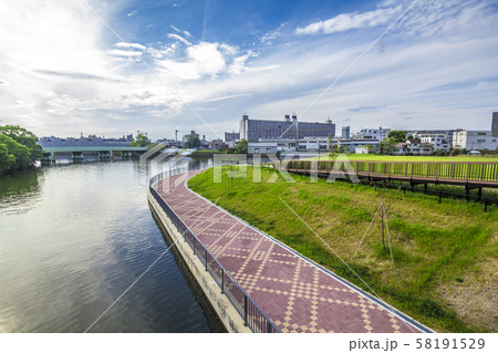 愛知県 名古屋市 中川運河 愛知県 名古屋市 中川運河 58191529