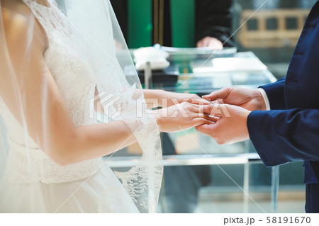 結婚式　誓いの言葉 58191670