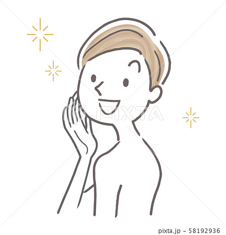 イラスト素材：美容、スキンケア 58192936