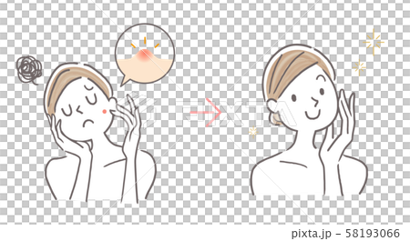 插圖素材：美容，護膚 58193066
