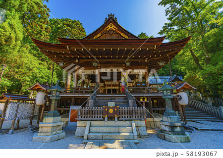 滋賀 日牟禮八幡宮 拝殿 滋賀 日牟禮八幡宮 拝殿 58193067