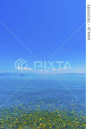 滋賀県　琵琶湖　湖西風景　　　 58193483