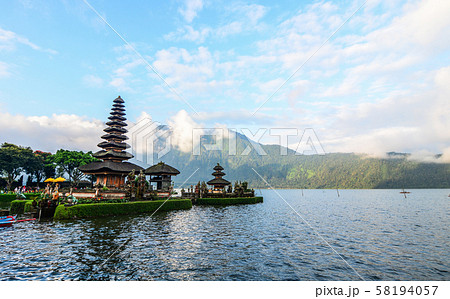 Ulun Danu Temple in Bali, Indonesia Ulun Danu Temple in Bali, Indonesia 58194057