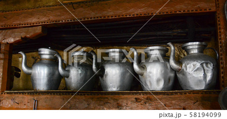 Traditional water jug at kitchen Traditional water jug at kitchen 58194099