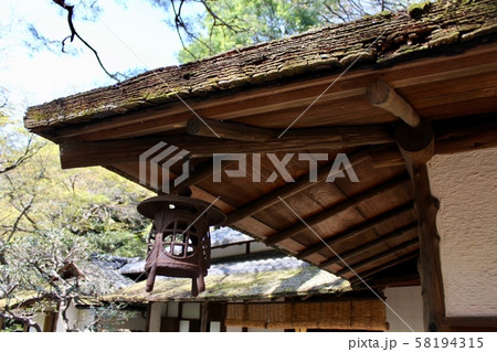 日本家屋の屋根の写真素材