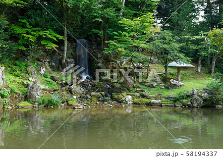 兼六園　瓢池　翠滝 58194337