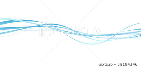 水と泡の水面イメージ 背景白ベクターイラスト壁紙素材のイラスト素材
