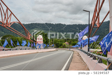 Rural road in Langkawi, Malaysia 58194587
