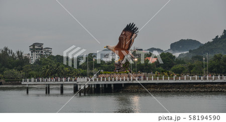 Eagle Square on Langkawi Island, Malaysia 58194590