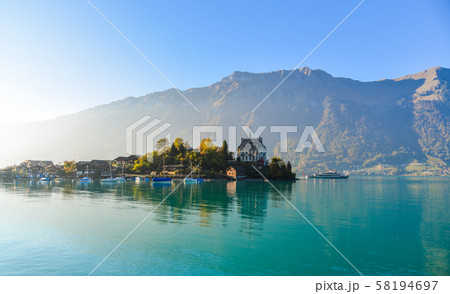 Beautiful scenery of Lake Brienz, Switzerland 58194697